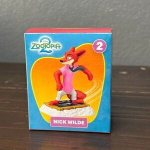 McDonald’s Disney Zootopia Nick Wilde Figure Toy #2 New In Box 2025